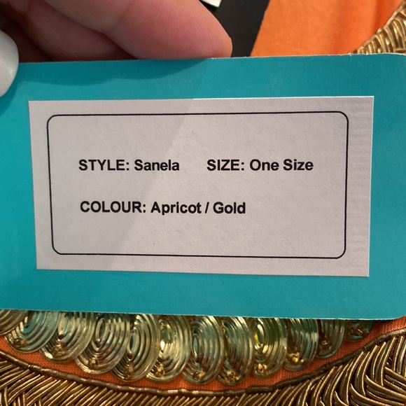 Melissa Odabash Beach Maxi Dress Sanela style one size w/ aztec embroidery- #5 - Picture 5 of 8